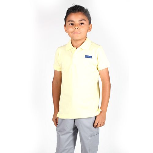 Playera Tipo Polo Para Niño Lyon Amarillo 324239