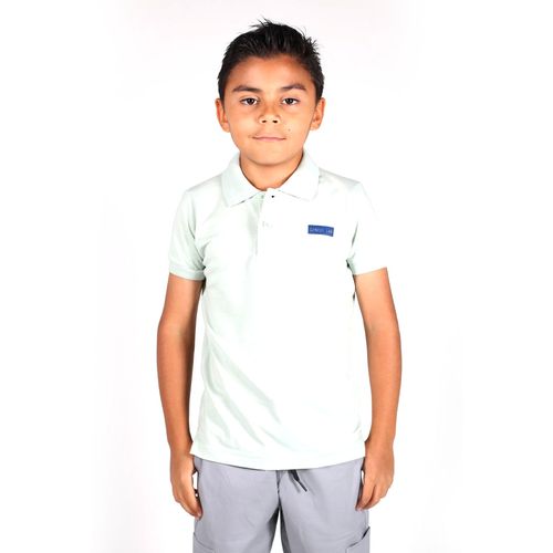 Playera Tipo Polo Para Niño Lyon Menta 324239