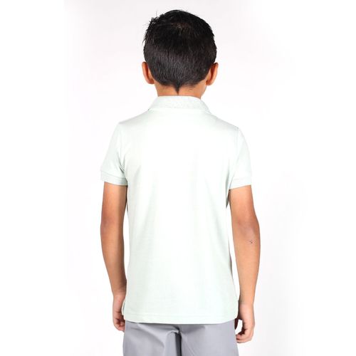 Playera Tipo Polo Para Niño Lyon Menta 324239