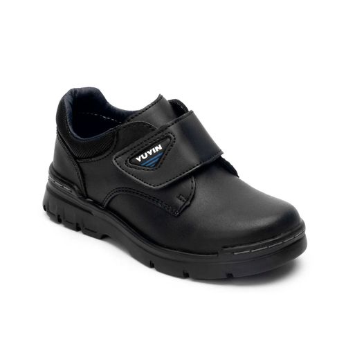 Zapato Escolar Para Niño Yuyin Negro 23292