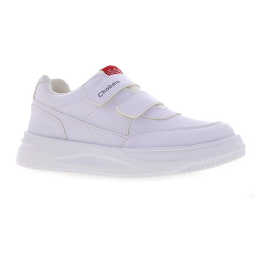 Tenis escolar para niño Chabelo blanco 69 c816-a