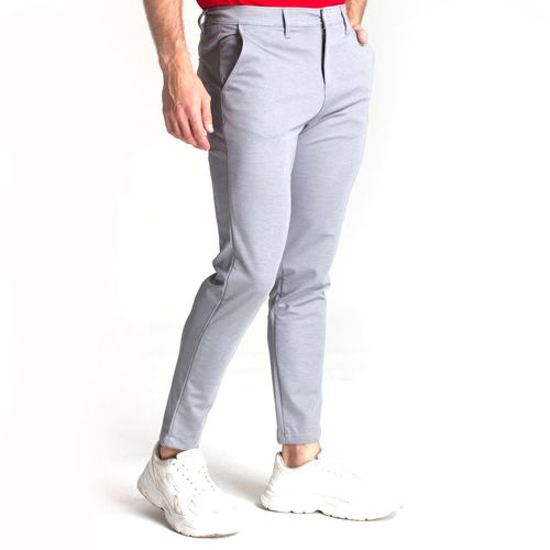 Pantalón Casual Para Caballero Authentic Lyon Gris 115121-100