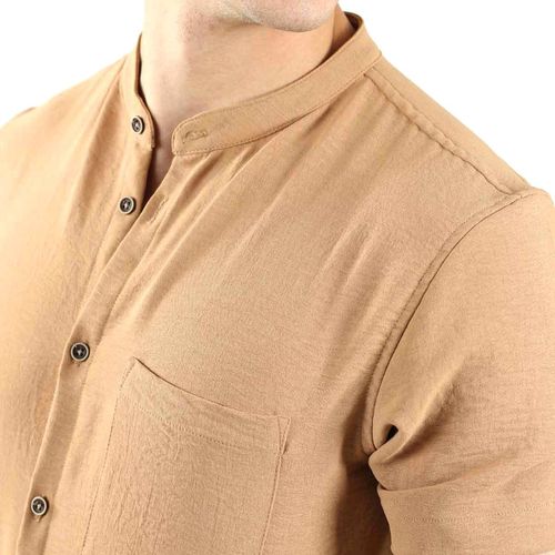 Camisa Casual Para Caballero Authentic Lyon Beige 212122-203