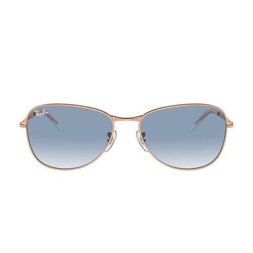 Lente Solar Unisex Ray Ban Pilot Rosegold RB3733