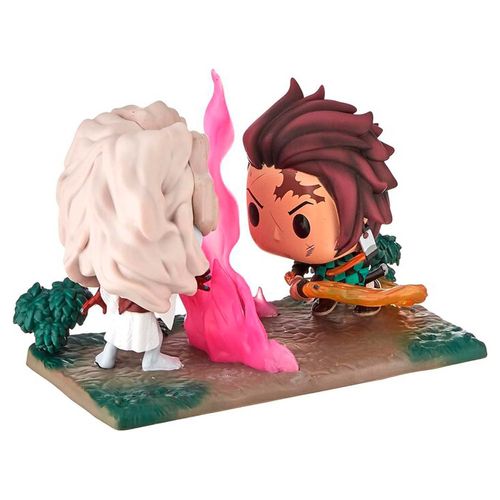 Figura Funko De Tanjiro Vs Rui Demon Slayer Pop Multicolor FU49009