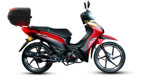 Motocicleta de trabajo semiautomática Vento rojo rapid 125 CC 2025