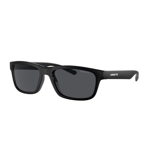 Lente Solar Para Caballero Arnette Square Recycled Black Matte/Shiny AN4340