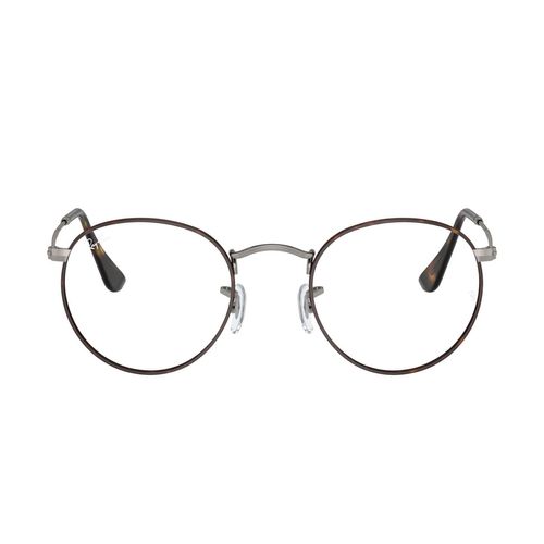 Lentes oftálmicos unisex Ray Ban round havana on gunmetal rx3447v