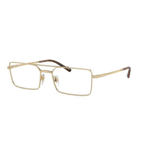 Lentes oftálmicos para caballero Vogue rectangular pale gold vo4310