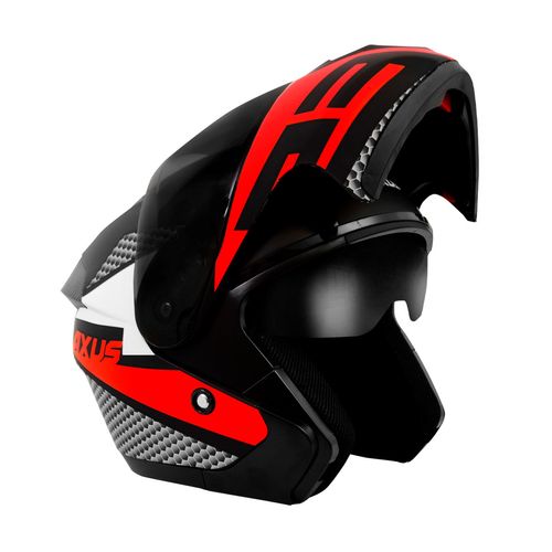 Casco Abatible De Doble Visor Mb Multicolor AXUS 23