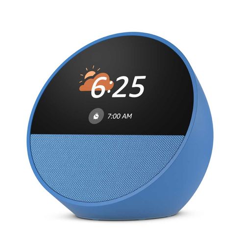 Asistente de voz echo spot Amazon azul b0bfc8dr7c