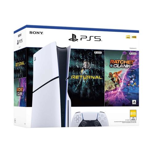 Consola ps5 slim con 2 juegos Sony blanco 1000038912