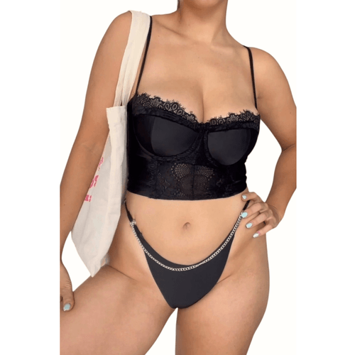 Traje de Baño Okana Swimwear 2 Piezas Mar Negro