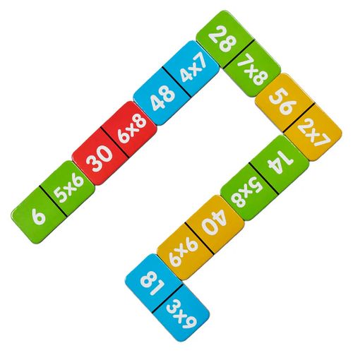 Dominó Para Tablas De Multiplicar Diako Multicolor BU-1883