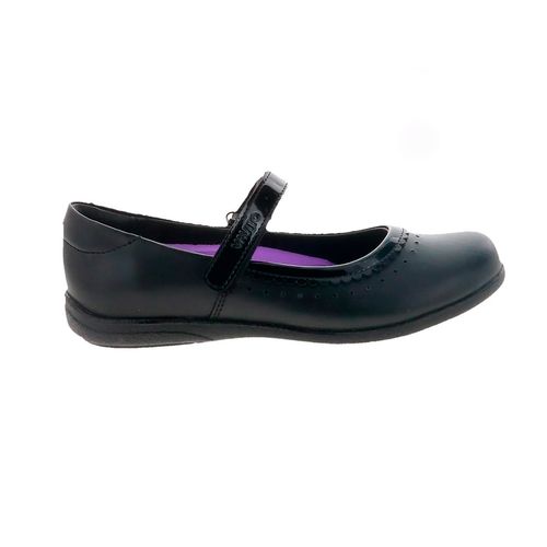 Zapato Escolar Para Niña Vavito Negro 710001