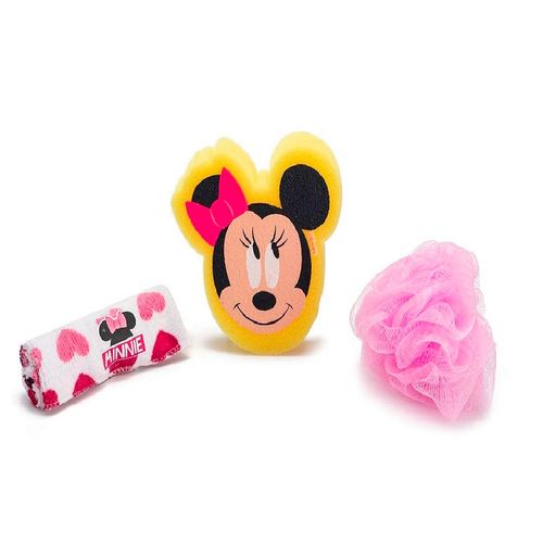 Set De Baño Para Bebé Minnie Rosa 050-1642