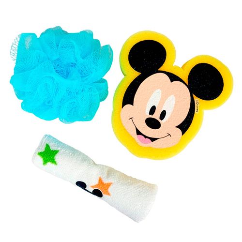 Set De Baño Para Bebé Mickey Azul 050-1643