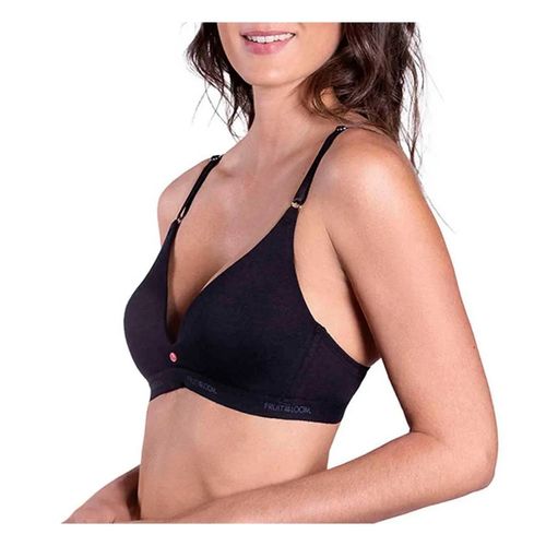 Brassiere Sin Varilla Para Dama Fruit Of The Loom Negro 450015