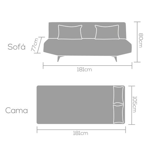 Sofa Cama Gm Salas Shedron Michigan