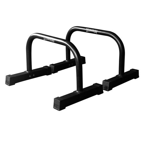 Barras paralelas calistenia stingray acero negro Sfcalist