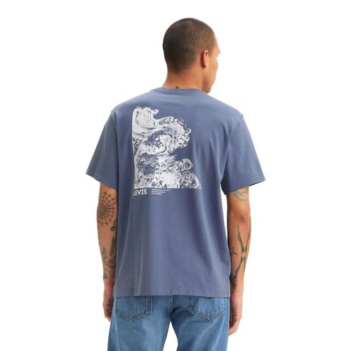 Playera Casual Para Caballero Levis Azul 16143-1541