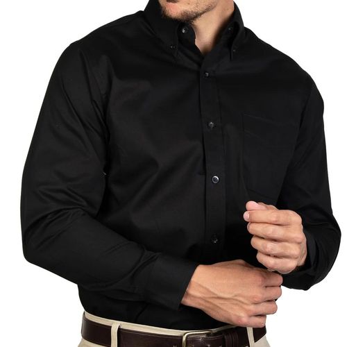 Camisa Casual Para Caballero Soul And Blues  Negro A0015