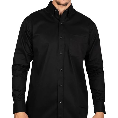 Camisa Casual Para Caballero Soul And Blues  Negro A0015