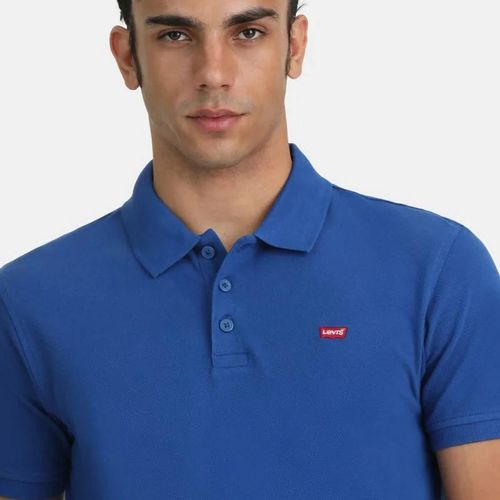 Playera Polo Para Caballero Levis Azul 35883-0178