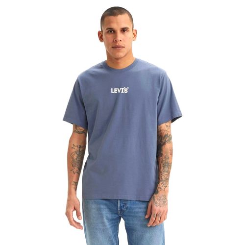 Playera Casual Para Caballero Levis Azul 16143-1541