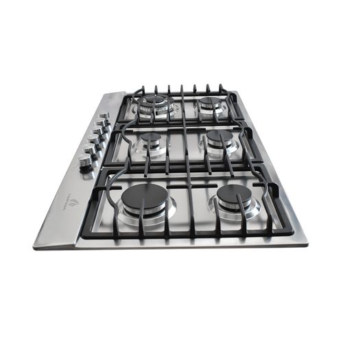 Parrilla de gas Supra DIAMOND STEEL empotrable de 6 quemadores de acero inoxidable