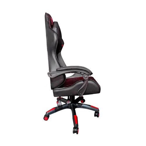 Silla gamer Necnon gris/rojo nsg-01