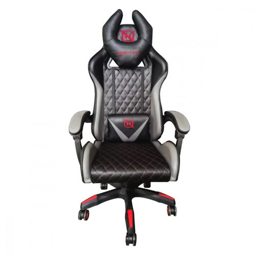 Silla gamer Necnon gris/rojo nsg-01
