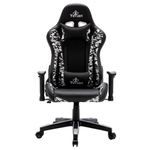 Silla Gamer Yeyian Negro/Blanco Ryuji