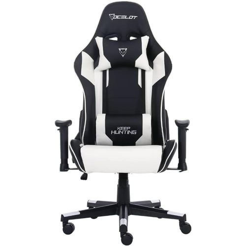 Silla Gamer Ocelot Gaming Negro/Blanco OSB-04