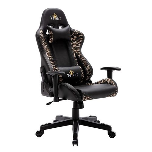 Silla Gamer Yeyian Negro/Amarillo Ryuji Desert Camouflage