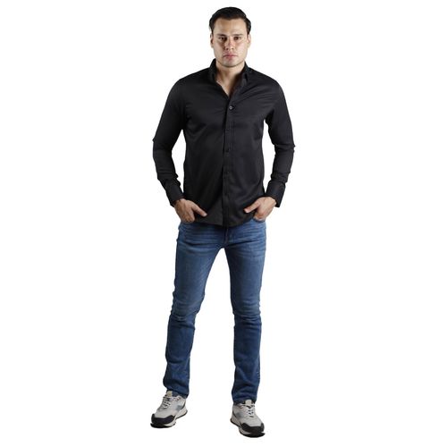 Camisa Authentic Lyon negro para caballero 213266-001