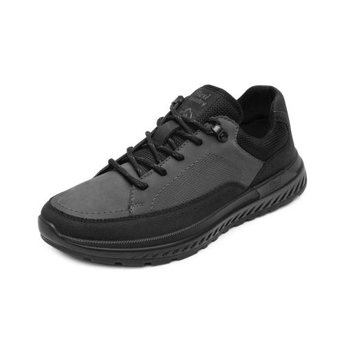 Tenis Choclo Para Caballero Flexi Negro 403013