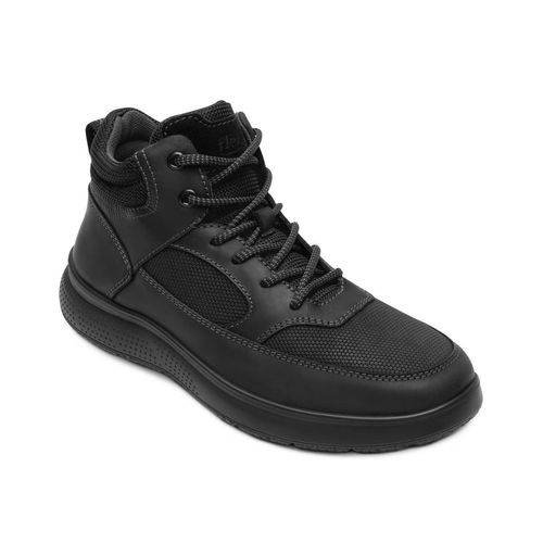 Tenis Tipo Bota Para Caballero Flexi Negro 417605