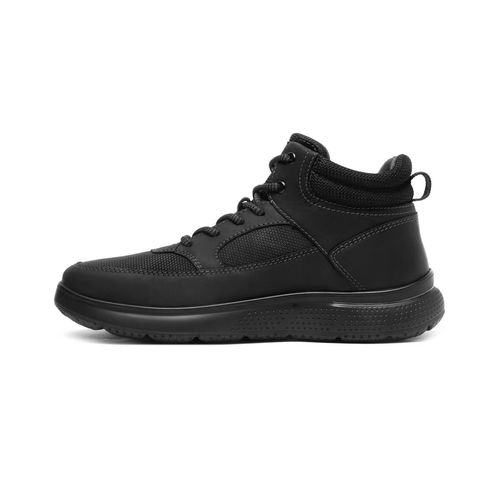 Tenis Tipo Bota Para Caballero Flexi Negro 417605