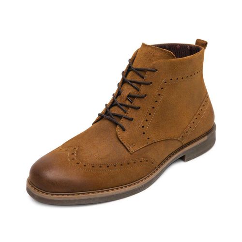 Bota Casual Para Caballero Flexi Camel 404612