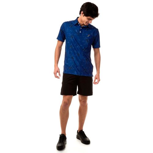 Playera Polo Para Caballero Tucane SPORT.POLO.GRAP Azul