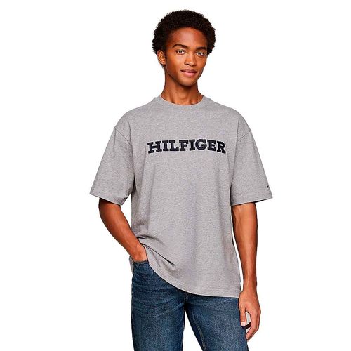 Playera Casual Para Caballero Tommy Hilfiger MW0MW35453-P91 Gris