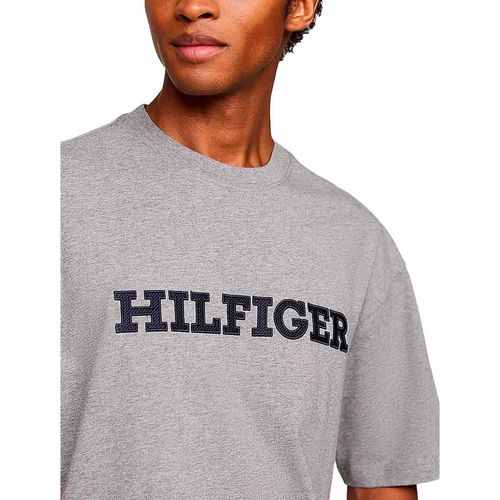 Playera Casual Para Caballero Tommy Hilfiger MW0MW35453-P91 Gris