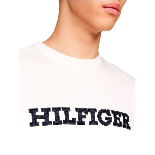 Playera Casual Para Caballero Tommy Hilfiger MW0MW35453-YBH Blanco