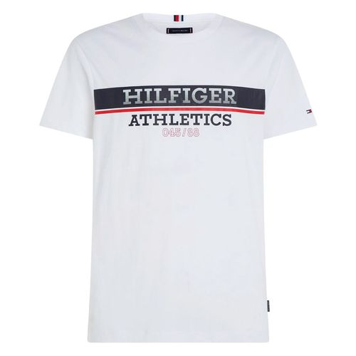 Playera Casual Para Caballero Tommy Hilfiger MW0MW34376-YBR Blanco