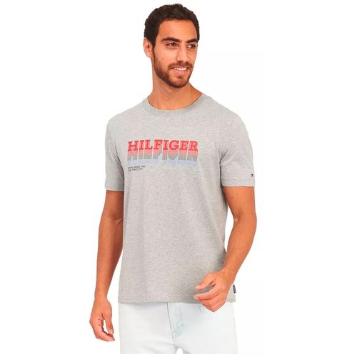 Playera Casual Para Caballero Tommy Hilfiger MW0MW34377-P01 Gris