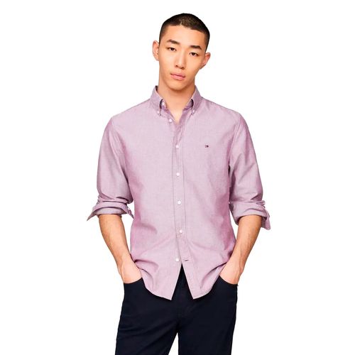 Camisa Casual Para Caballero Tommy Hilfiger MW0MW35774-VU0 Morado