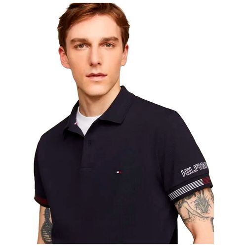 Playera Polo Para Caballero Tommy Hilfiger MW0MW34780-DW5 Azul