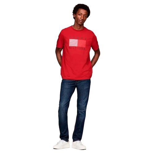 Playera Casual Para Caballero Tommy Hilfiger MW0MW36437-XNN Rojo