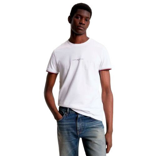 Playera Casual Para Caballero Tommy Hilfiger MW0MW32584-YBR Blanco